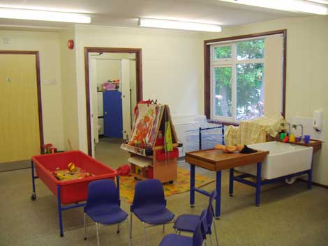 inside st. mary's nursery